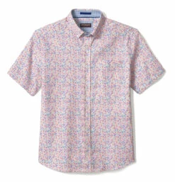 Textured Cotton Short-Sleeve Shirt - 07409395-S-S -JOHNSTON MURPHY Shop 749395 master 2