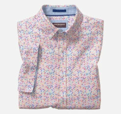 Textured Cotton Short-Sleeve Shirt - 07409395-S-S -JOHNSTON MURPHY Shop 749395 master 3