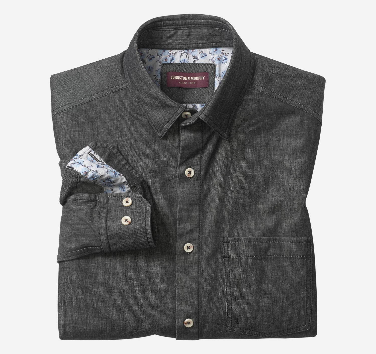 Washed Denim Shirt - 07409408-XXL 1 Washed Denim Shirt - 07409408-XXL