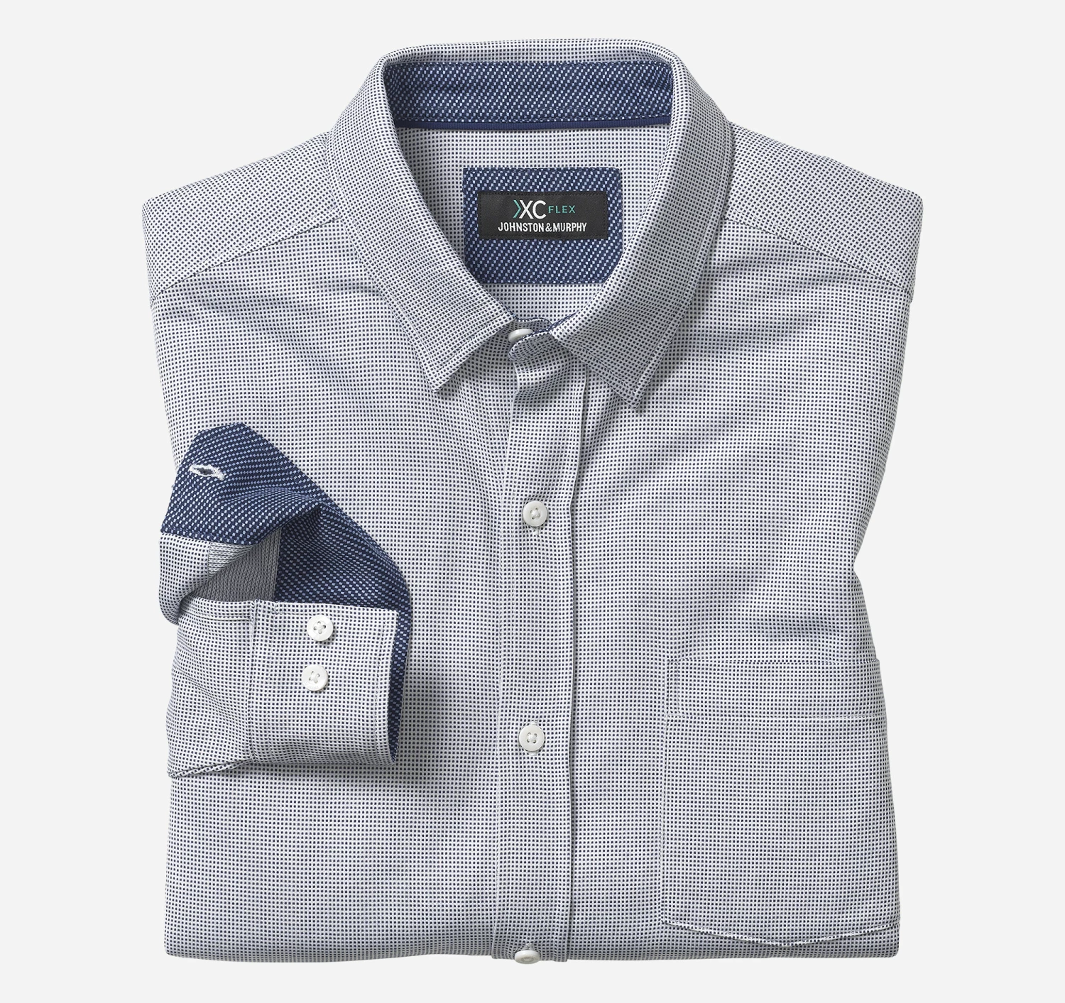 XC Flex® Stretch Long-Sleeve Shirt - 07409475-S-R 1 XC Flex® Stretch Long-Sleeve Shirt - 07409475-S-R