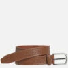 Soft Perforated Leather Belt - 07508076-36