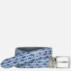 Reversible Printed Leather Belt - 07508092-44