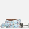 Reversible Printed Leather Belt - 07508093-44