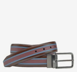 Reversible Printed Leather Belt - 07508440-38