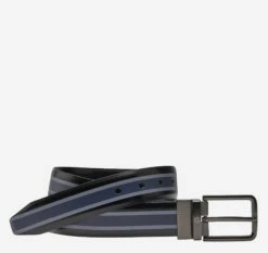 Reversible Printed Leather Belt - 07508553-44