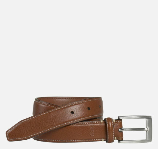 Boys Top Stitch Belt - 07701005-26 -JOHNSTON MURPHY Shop 771005 master