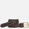 Boys Leather Woven Belt - 07701013-22