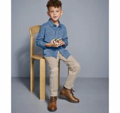 Boys XC Flex® Stretch Long-Sleeve Shirt - 07902040-L -JOHNSTON MURPHY Shop 792040 master 2